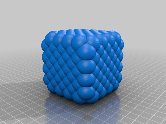 cube of balls 3D Print Model