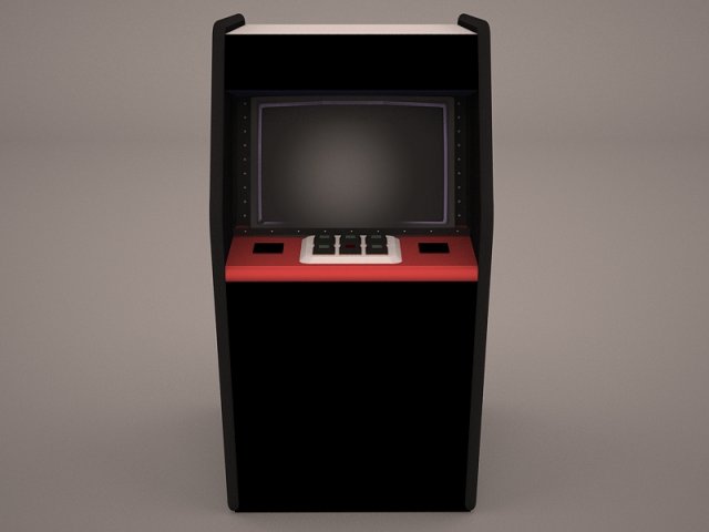 Arcade Game Machine 3D Model