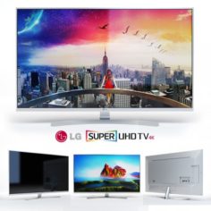 TV LG Super UHD Tv 8500 3D 3D Model