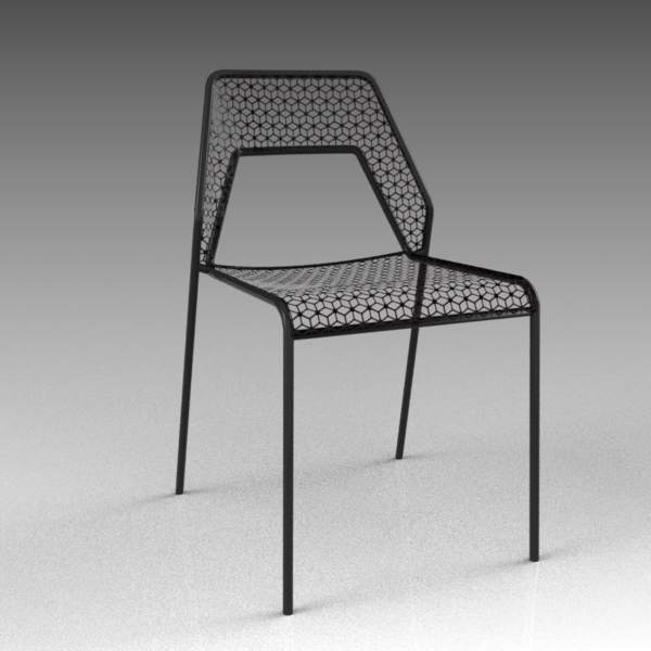 Hot Mesh chair 3D Model