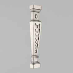 The decorative pillar 3D Model
