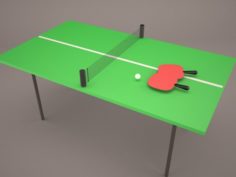 Ping Pong table 3D Model