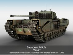 Churchill MK IV – Syke 3D Model
