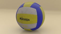 Professional Volley Ball 3D Model