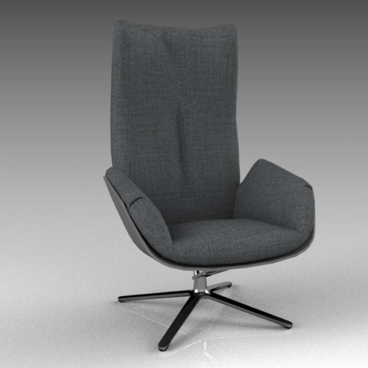 Cordia Lounge Chair 3D Model