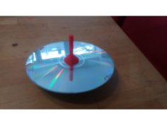 Spinning Top with old CD or DVD 3D Print Model