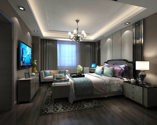 Bedroom – Modern Style -9441 3D Model