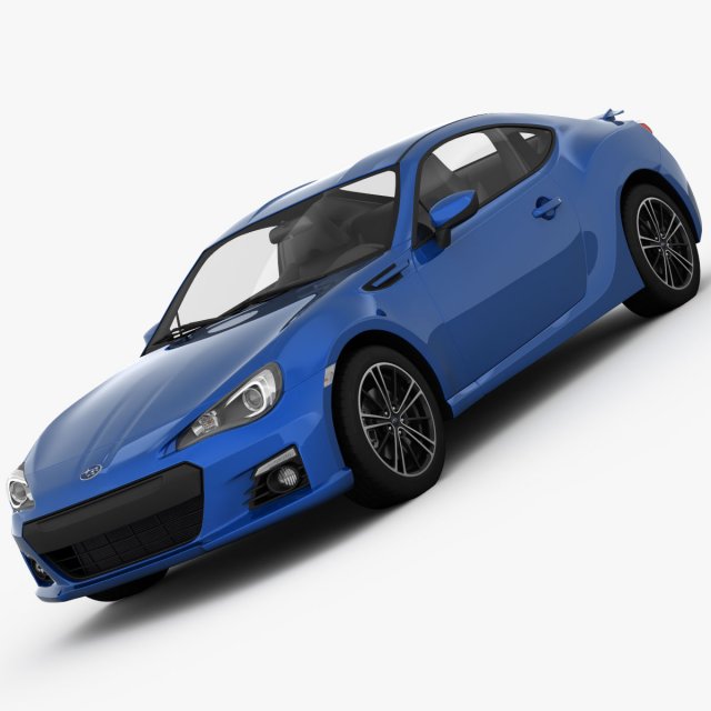 Subaru BRZ 2013 3D Model