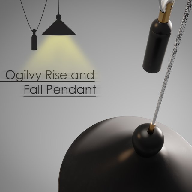 Ogilvy Rise and Fall Pendant 3D Model
