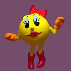 Ms Pac-man						 Free 3D Model