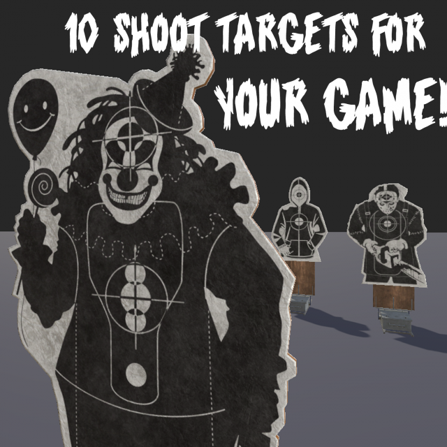 Shoot Targets Pack 3D Model