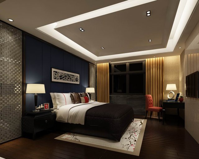 Beautifully stylish and luxurious bedrooms 72 3D Model