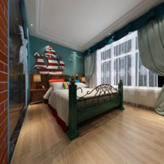 Beautifully stylish and luxurious bedrooms 90 3D Model