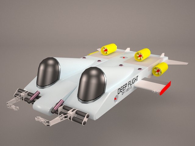 Deep Flight 3D Model