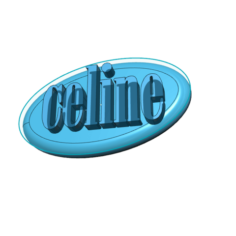 first name celine 3D Print Model