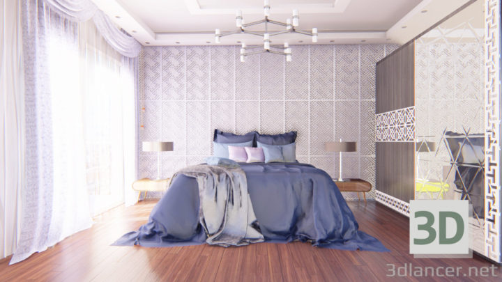 3D-Model 
bedroom