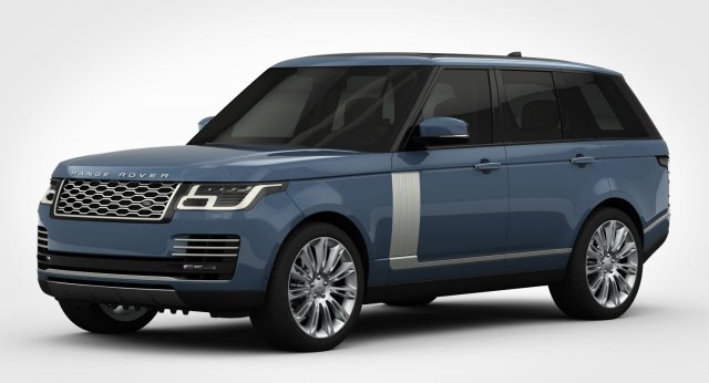 Range Rover Autobiography 2018 detailed interior 3D Model