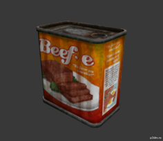 Beef Tin 3D Model