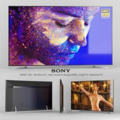 3D Sony X900F LED 49 55 65 75 and 85 inches model 3D Model