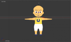 Upin 3d 3D Model