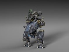 Battle robot 3D Model