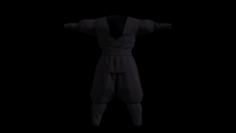 Ninja Shinobi Clothes 3D Model