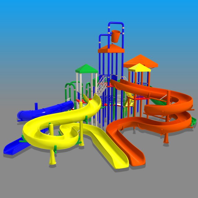 Big Toys Playground 3D Model