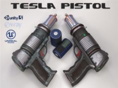 Tesla Pistol 3D Model