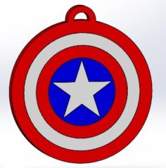 Captain America 3D Model