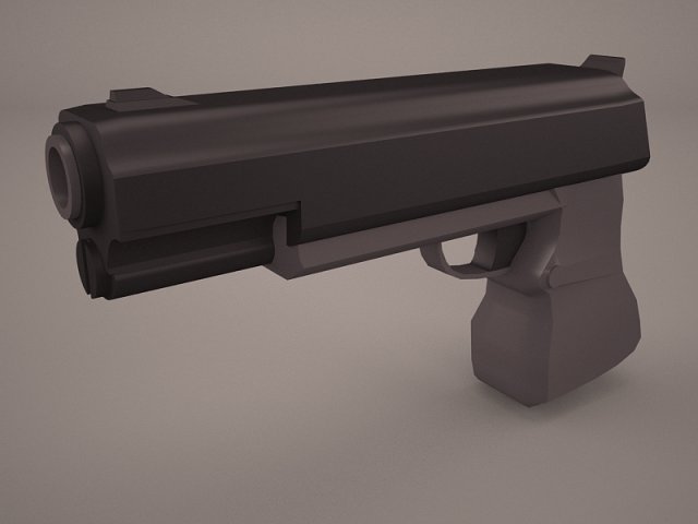 Pistol Gun Free 3D Model