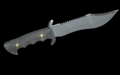 Knife Low Poly 3D Model