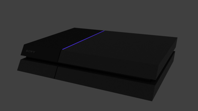 Playstation 4 3D Model