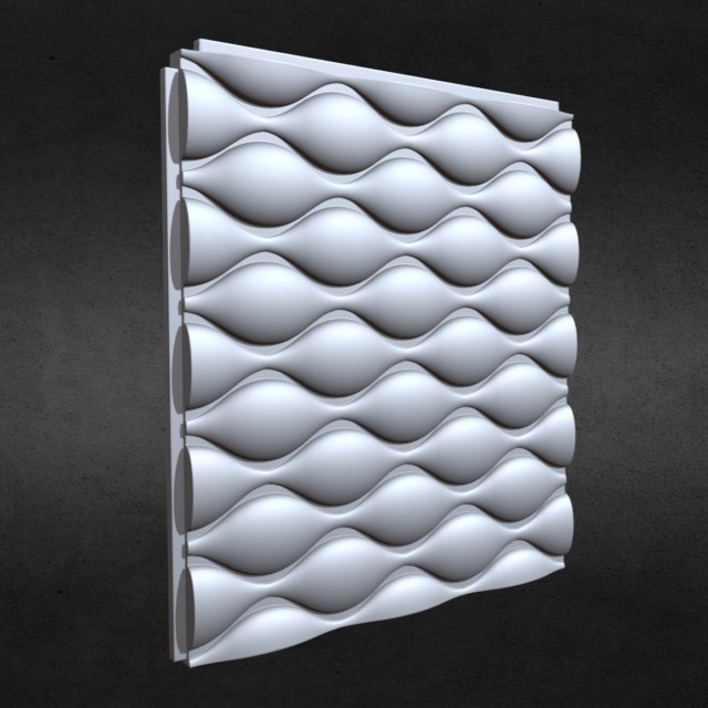 3d wall panel 10 3D Model