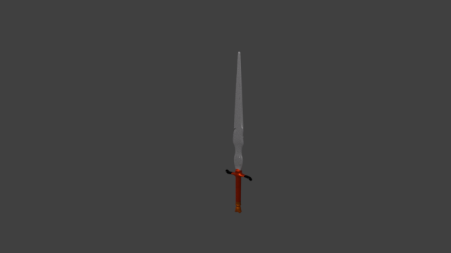 Iron sword Free 3D Model