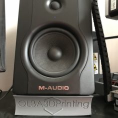 M-Audio BX5 D2 Speaker Stand (with Logo) 3D Print Model