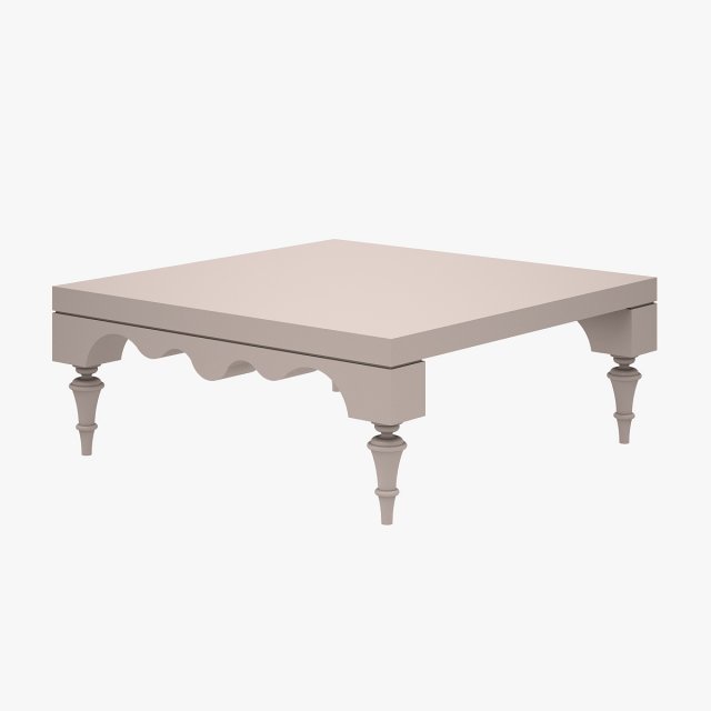 Coffee Table Zebrano 3D Model