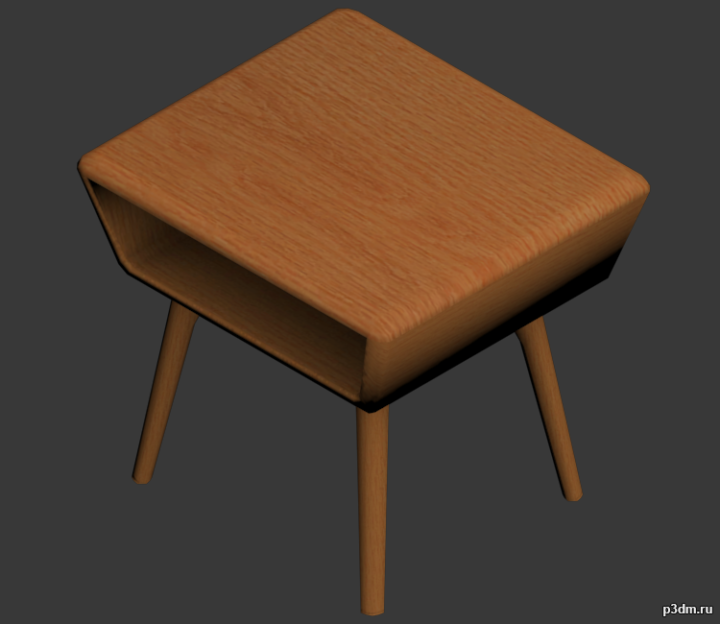 Suburban Endtable 3D Model