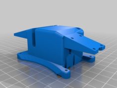 3DR Solo Retractable Landing Gear Pads w/ Payload Release 3D Print Model