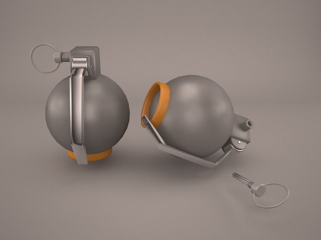 Grenade 3D Model