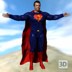 3D-Model 
Superman