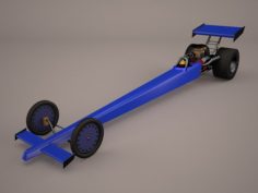 Top Fuel Dragster 3D Model