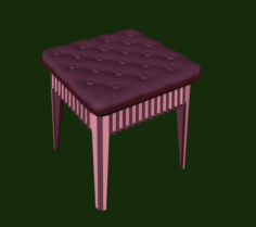 Stool for games VRVG gift fo You Free 3D Model