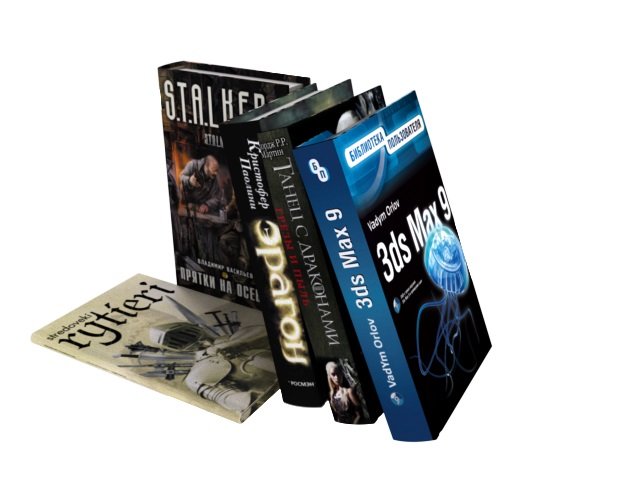 Book set 3D Model