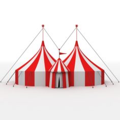 Big Circus Tent 3D Model