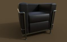 LC2 Armchair by Le Corbusier 3D Model