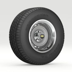 Wheel and tire 8 3D Model