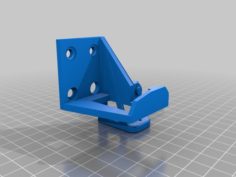 Anet A8 Extruder chain and BL touch mount 3D Print Model