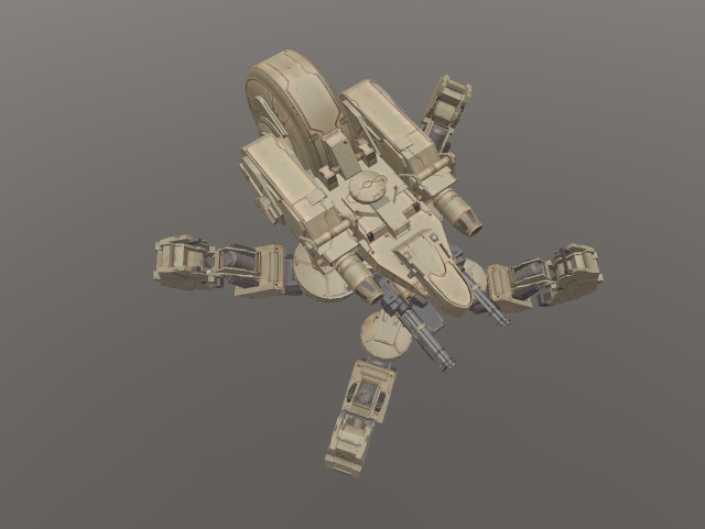 Spider Tank 3D Model