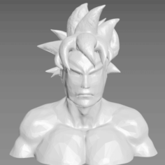 Goku Ultra Instinct 3D Print Model