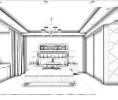 Bedroom – Modern Style -9406 3D Model